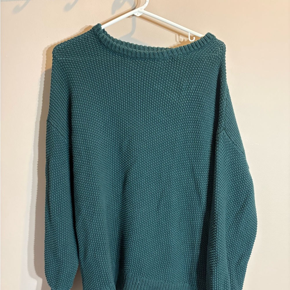 Old Navy Teal Crewneck Sweater